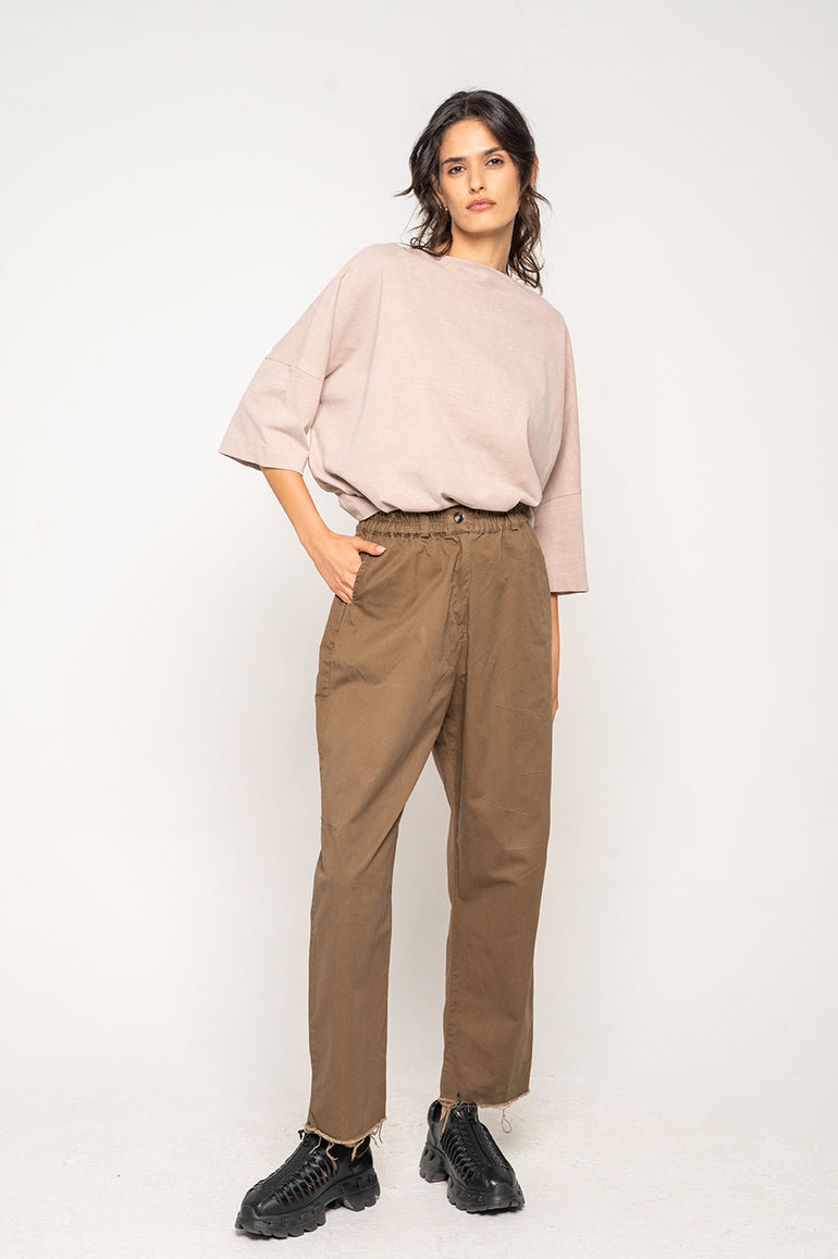 FOLIA PANTS - קאמל