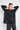 WRAP TOP - שחור